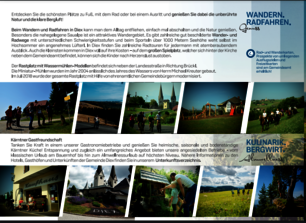 Wandern Radfahren Kulinarik Almwellness